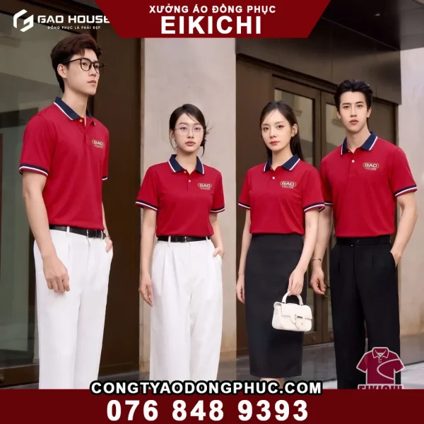 Áo Gia Đình Cổ Tròn Phong Cách Trẻ Trung Năng Động Cho Cả Nhà