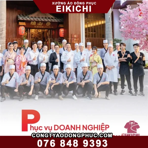 Đồng Phục Đầu Bếp Nhà Hàng Khách Sạn Chuyên Nghiệp