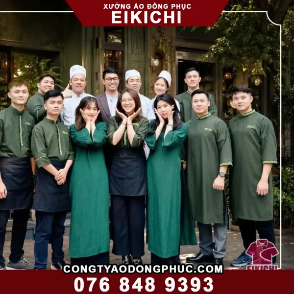 Đồng Phục Lễ Tân Nhà Hàng Khách Sạn – Thanh Lịch, Chuyên Nghiệp
