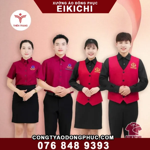 Đồng Phục Nhân Viên Phục Vụ Nhà Hàng – Thoải Mái Năng Động