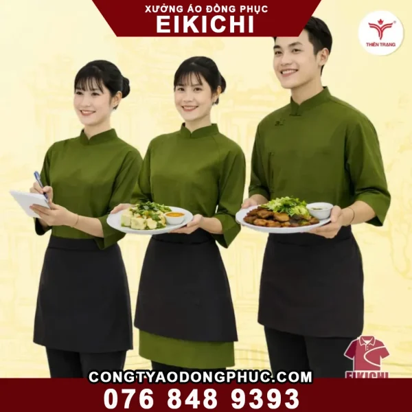 Thiết Kế Đồng Phục Nhà Hàng Khách Sạn Theo Yêu Cầu
