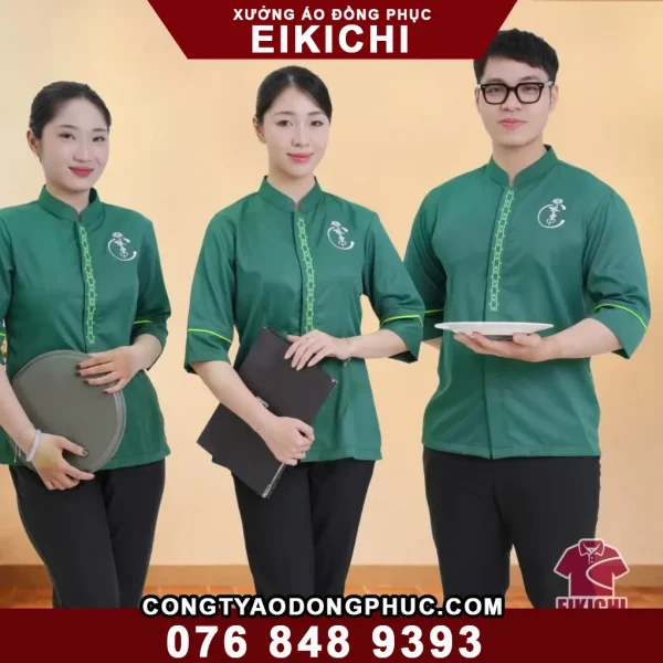 Thiết Kế Đồng Phục Nhà Hàng Khách Sạn Theo Yêu Cầu