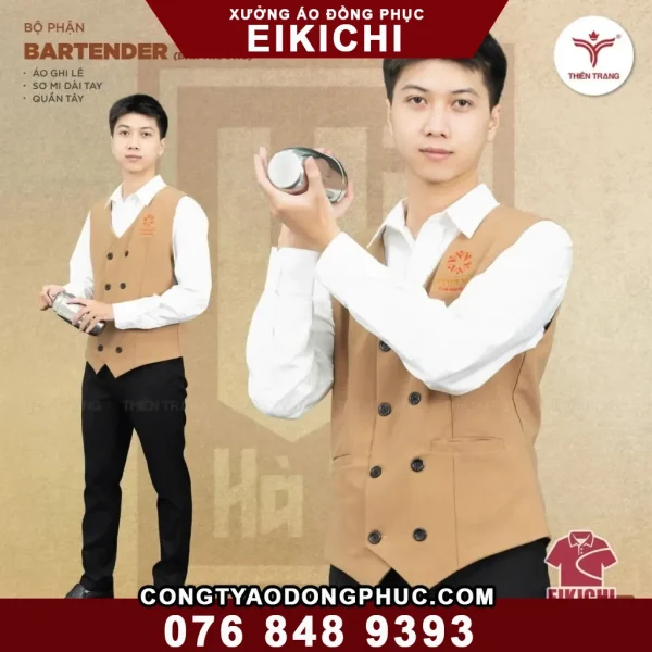 Đồng Phục Quay Bar Bartender – Hiện Đại Và Cá Tính