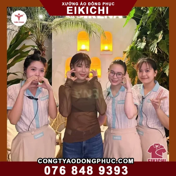 Đồng Phục Quản Lý Nhà Hàng Khách Sạn Lịch Sự Đẳng Cấp