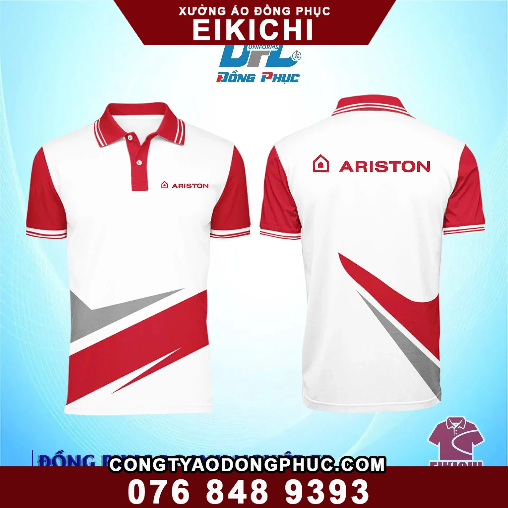 Áo Đồng Phục Polo Thiết Kế Đẹp, Hiện Đại – Nhiều Màu Sắc Tại Eikichi