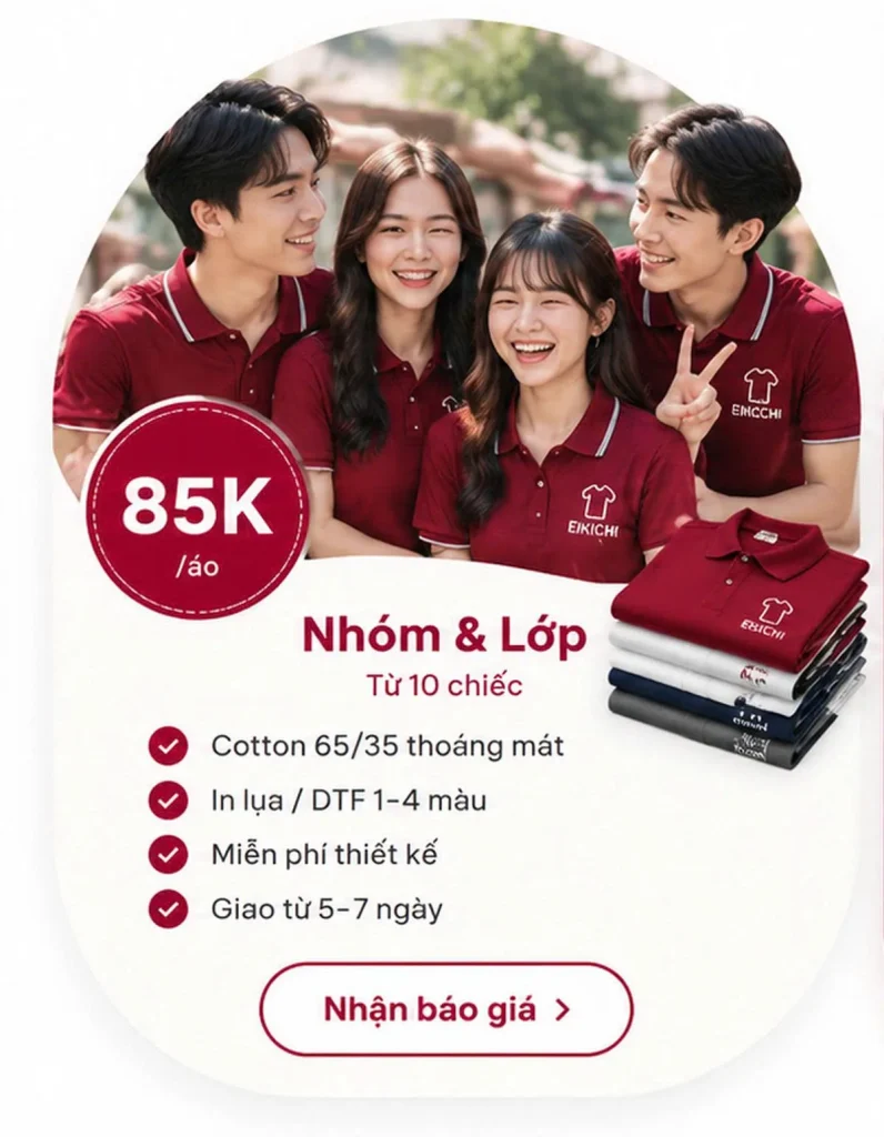 Xưởng May & In Áo Đồng Phục Chuẩn Xưởng – Eikichi