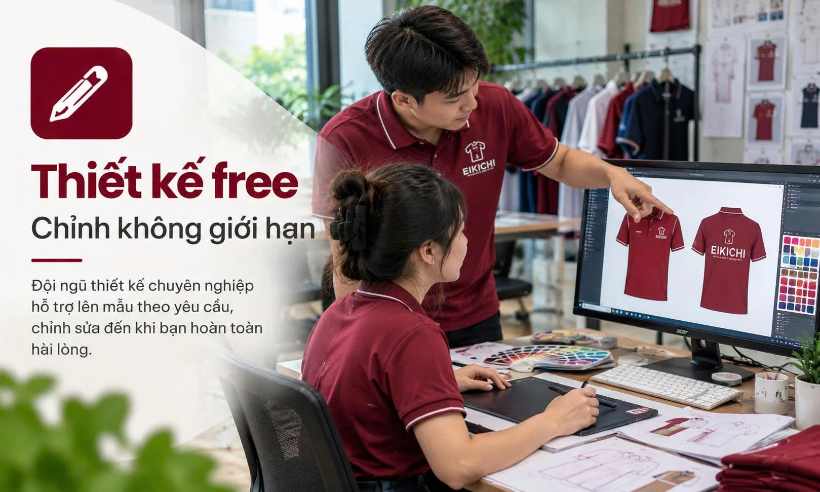 Xưởng May & In Áo Đồng Phục Chuẩn Xưởng – Eikichi